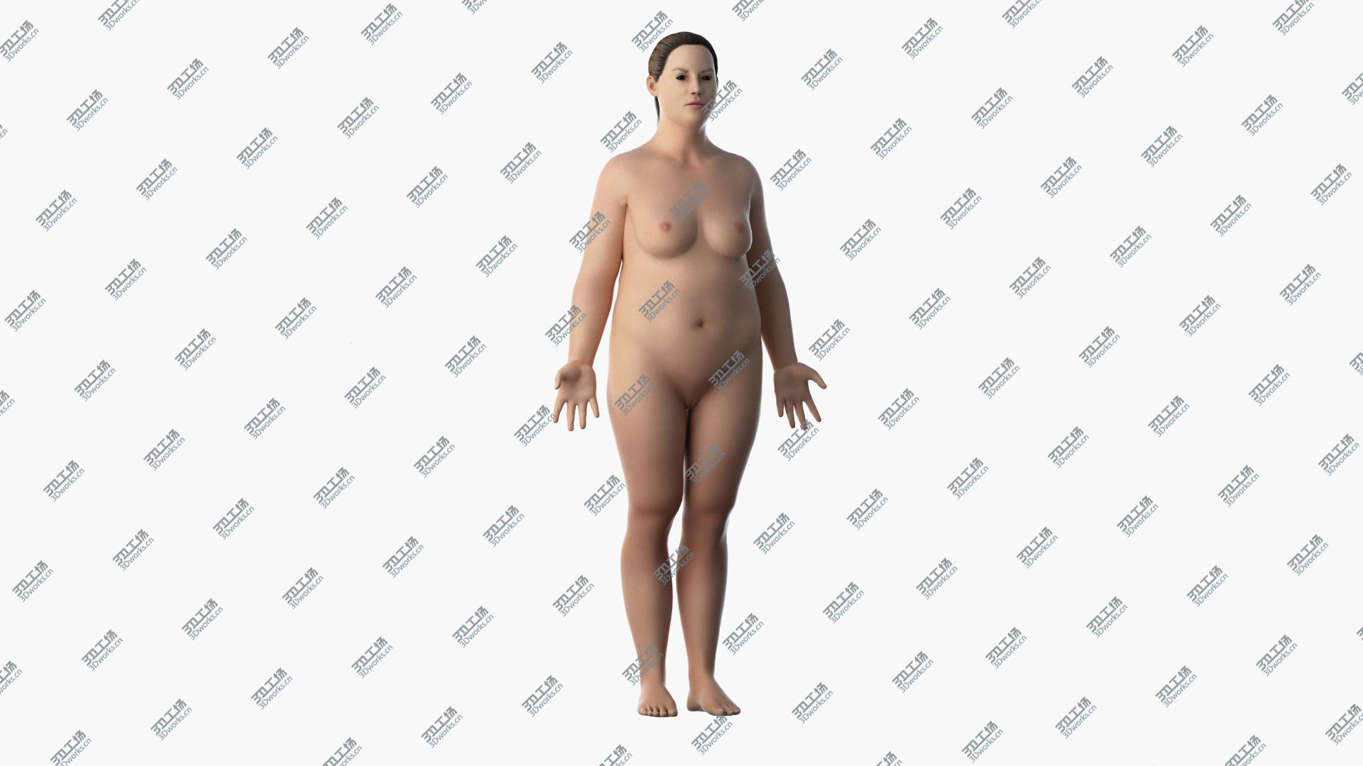 images/goods_img/20210313/3D Obese Female Skin, Skeleton And Vascular System Rigged model/2.jpg